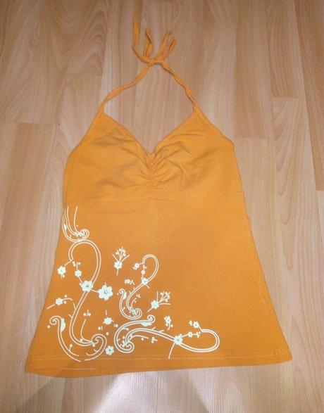 Oranžový top, xs