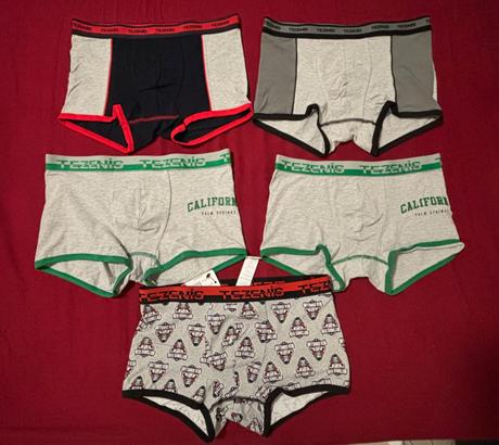 5x boxerky tezenis s/m, tezenis,m