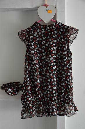 Hviezdičková blúzka s mašlou yd, 128