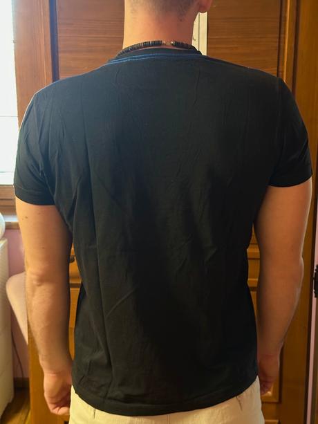 Pánske čierne tričko, l