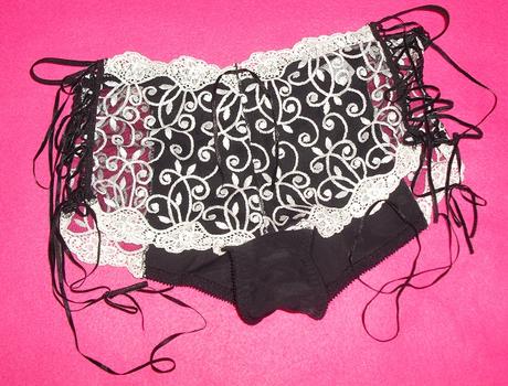 Roza korzetove nohavicky, l