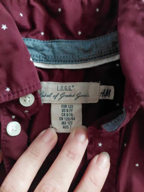 Kosela s hviezdickami, h&m,122