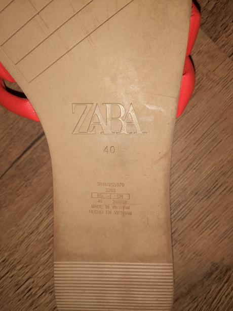Letné šľapky zara, zara,39