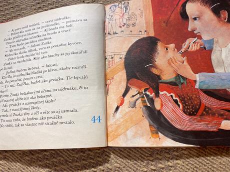 Retro stará kniha hlupáčik s velikánskou jednotkou, 