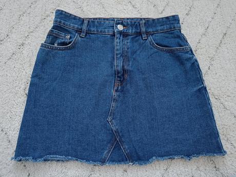 Riflová sukňa, terranova,s