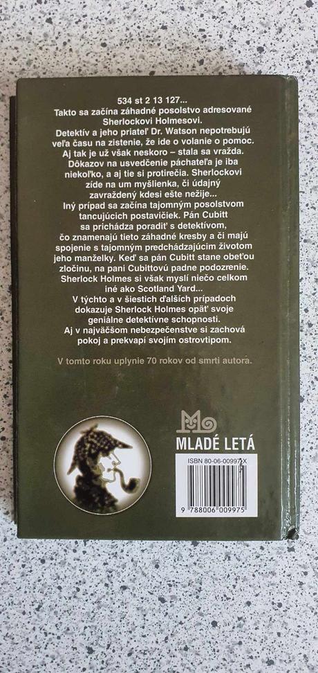 Kniha sherlock homes udolie strachu, 