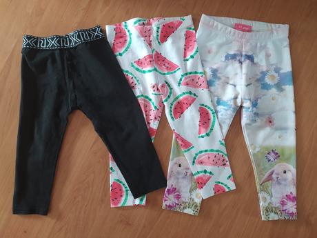 Balenie legín-len svetlé, h&m,86