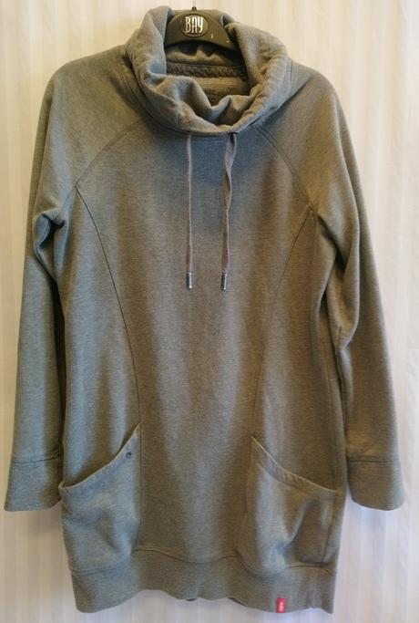 Dámska sivá mikina - rolák, esprit, s/m, esprit,m