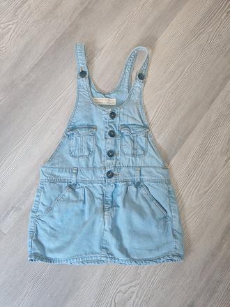Šaty riflové traky zara, zara,104
