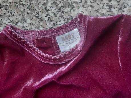 Zamatové tričko, kappahl,62