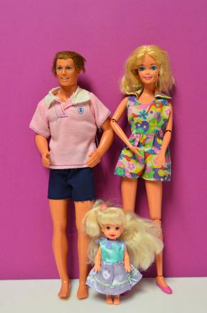 Barbie ken shelly rodinka, 