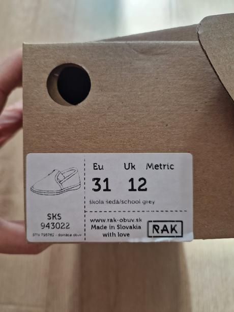 Rak papuce 31, rak,31