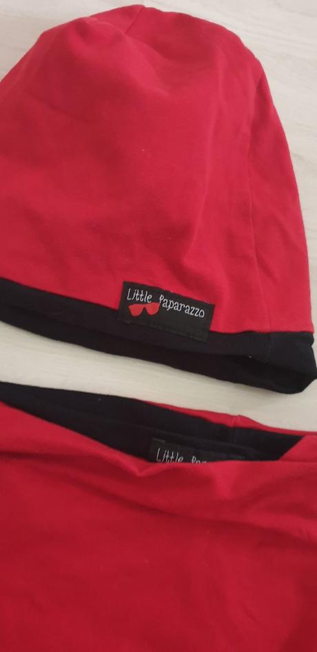 Komplet čiapka+nákrčník č.80, 80