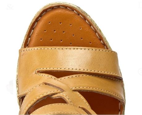 Pohodlné kožené sandále, 39