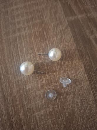 Dámske náušnice perly, 
