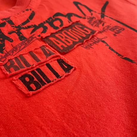 Billabong tričko y2k orange graphic xxl, billabong,xxl