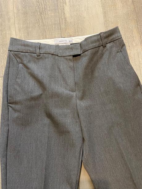 Dámske sivé nohavice s pukmi reserved, reserved,s