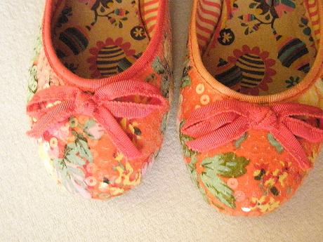 Balerínky s flitrami zn. dolly do veľ. 36, 36