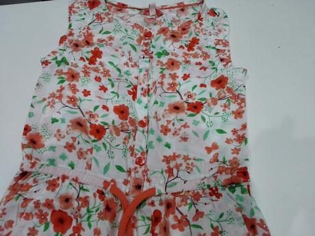 Kvietkový letný overal, c&a,116