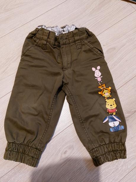 Nohavice hrubšie, h&m,80