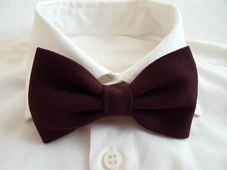 Motýlik čierny+bordový, 