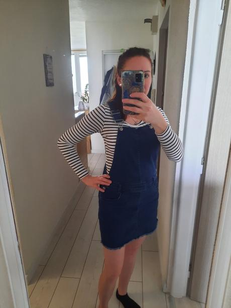 Riflova sukňa na traky, esmara,36