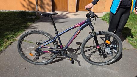 Horský bicykel rockrider st120 27,5,najazdené100km, 26