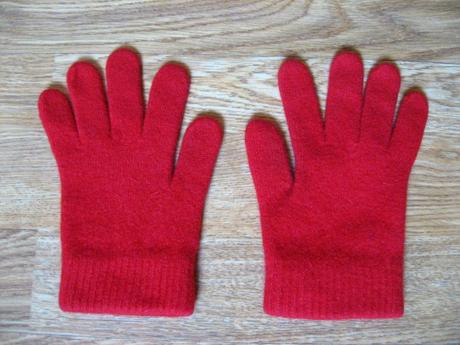 Teplé mohérové rukavice, 128