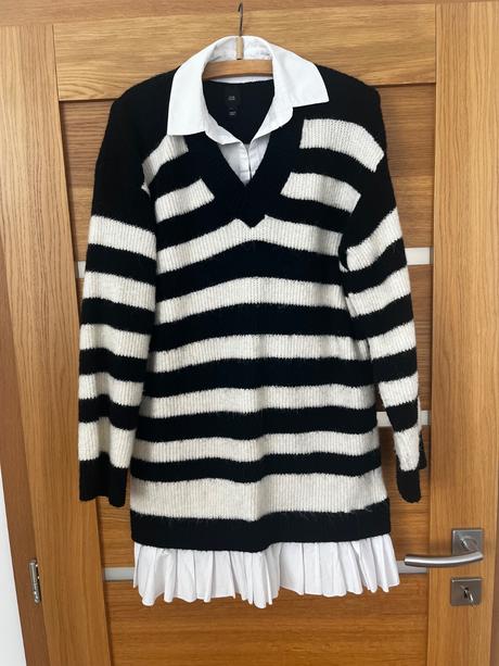 Svetrové šaty, river island,36