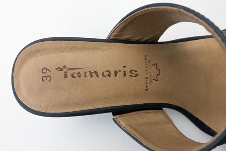 Kožené tamaris šlapky 39, tamaris,39