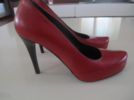 Kožené červené lodičky wojas veľkosť 38/39, 39