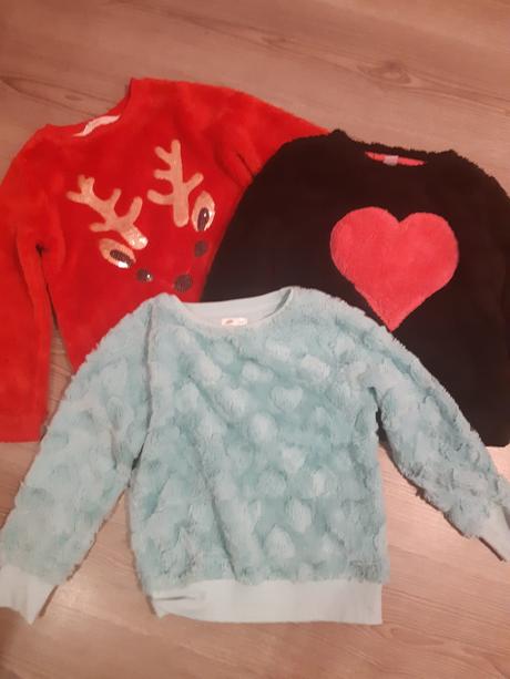Hrubé mikiny 116/122, h&m,116
