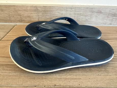 Crocs flip flopy tmavomodré veľ. 33-34, crocs,34