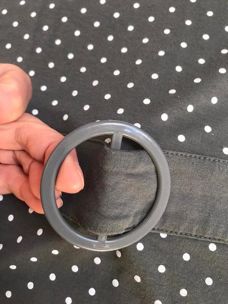 Dlhšie bodkované triko, c&a,s