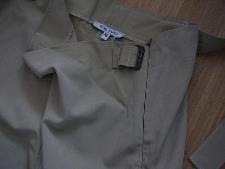 Béžové nohavice pre tehuľky, xl