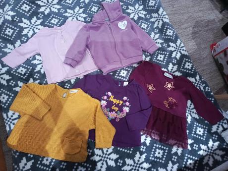 Veľký balík detského oblečenia, 68–80