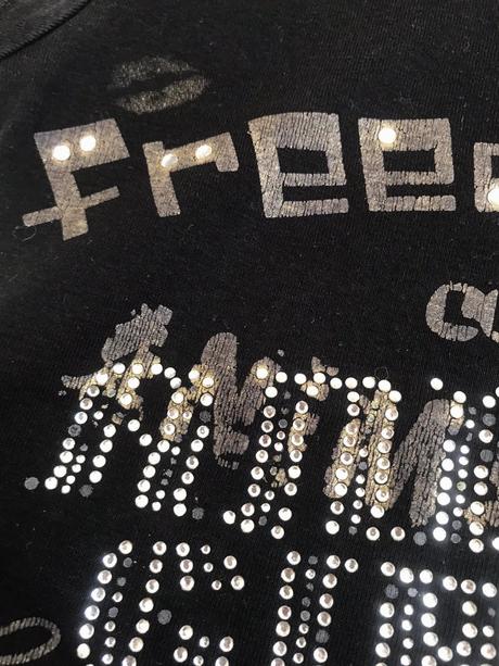 Tričko s trbliet.kamienkami, m