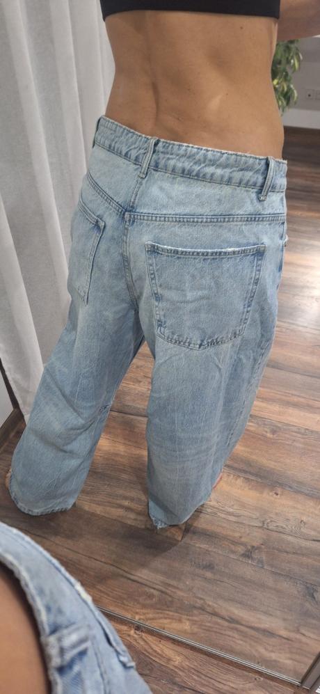 Široke rifle baggy zara vel 40/42, zara,40