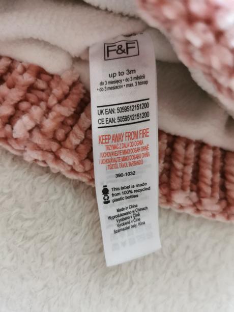 Zimná čiapka f&f, 0-3 mesiace, f&f,62