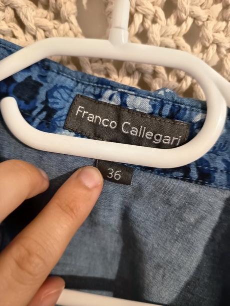 Riflová košeľa franco callegari, s