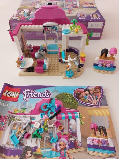 41391 lego friends - kaderníctvo v mestečku heartl, 