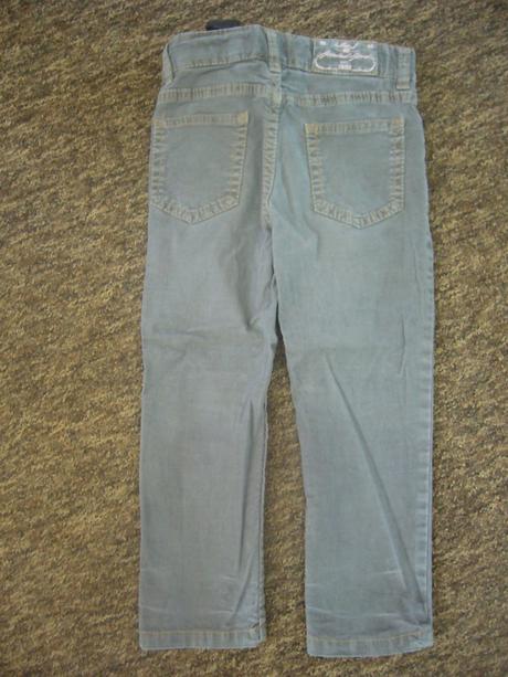 Menčestrové nohavice, h&m,98