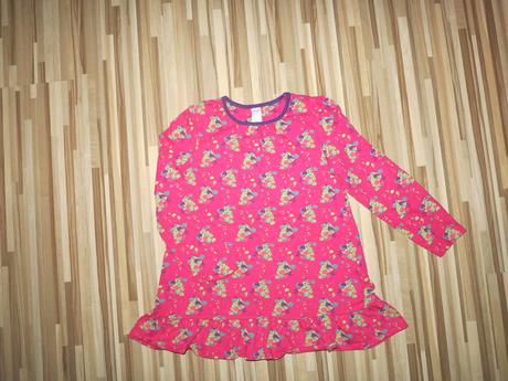 Predĺžené kvetinkové tričko aj k leginám, miniclub,116