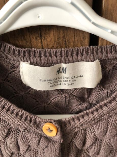Svetrík na gombíky, h&m,98