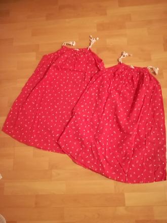 2x bavlnené letné šaty, h&m, 158, h&m,158