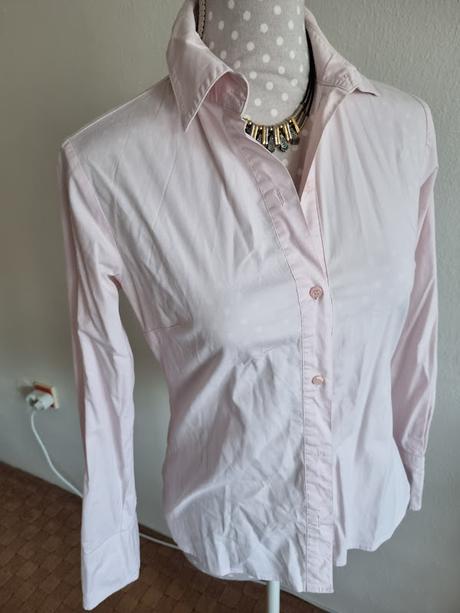 Bledoružová blúzka zara 38, zara,38
