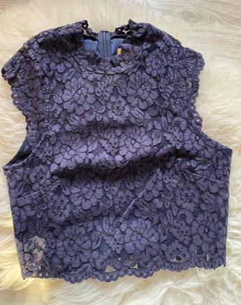 Krajkovaný crop top h&m, h&m,s