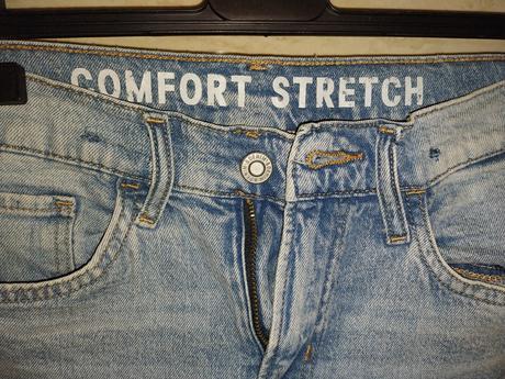 Jeansové krátke nohavice, h&m,146