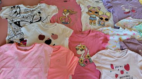 Tričká 15 ks-veľ.140 - super stav, sinsay,140