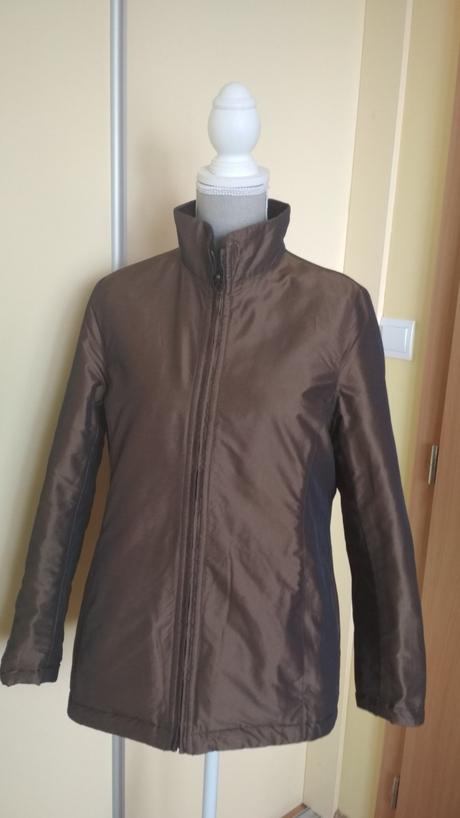Obojstranná bunda, vetrovka hnedá 40-42, 42